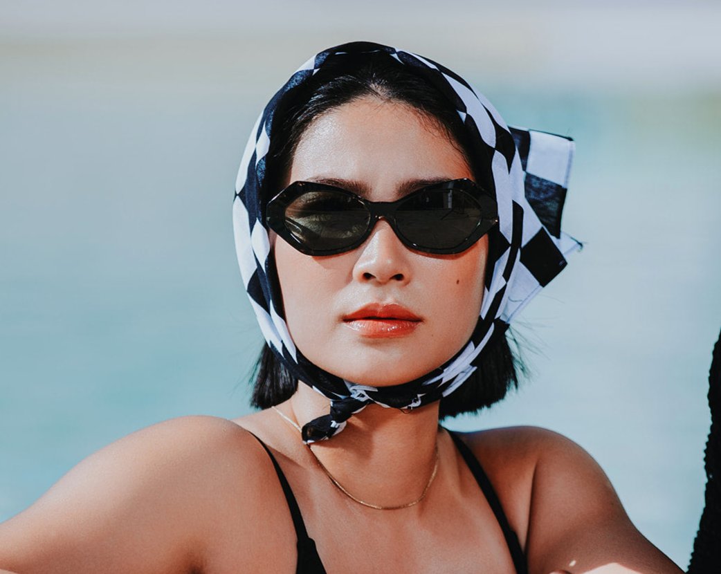 Karen in Spotted Clear and Black