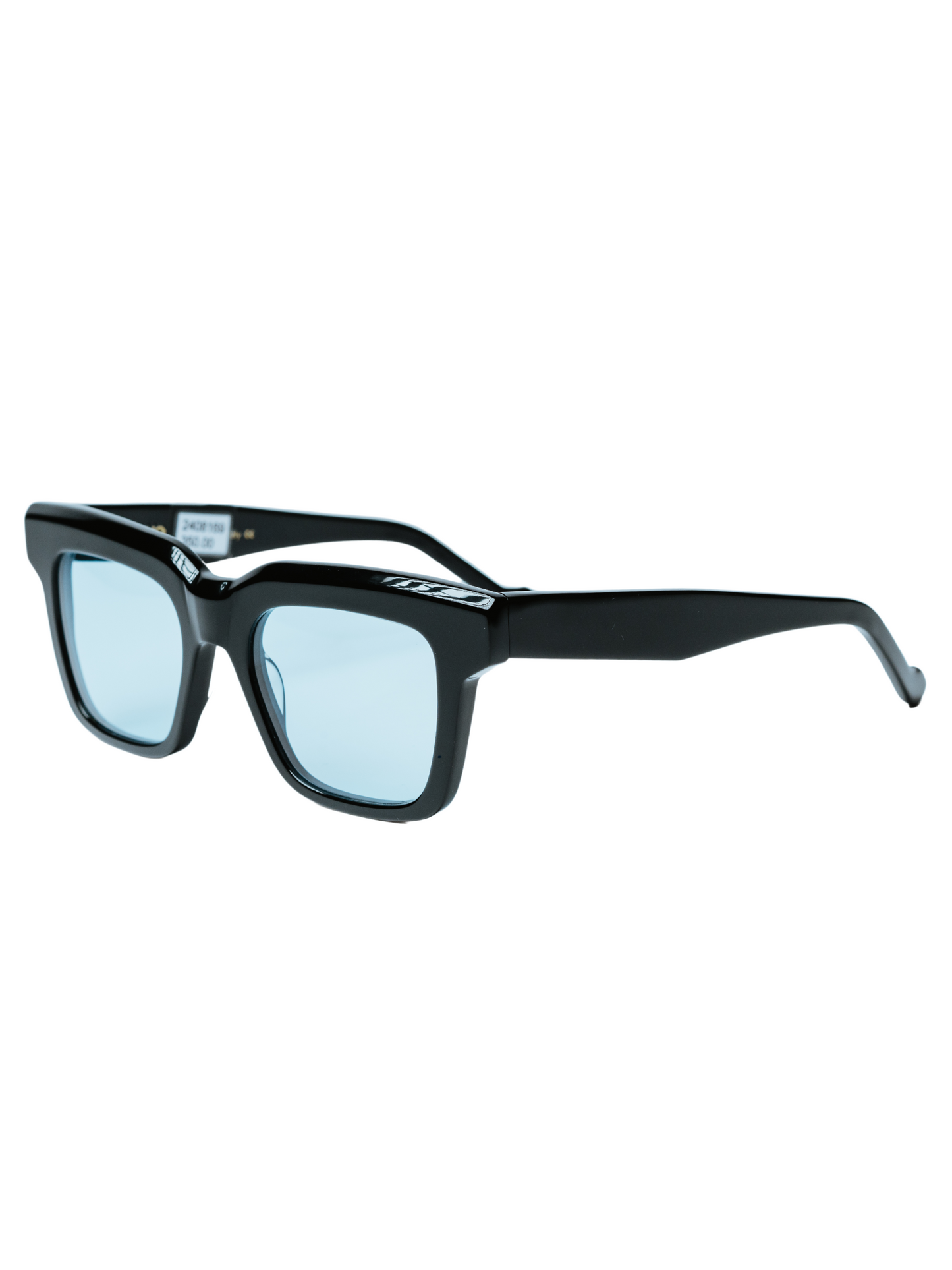 Jason in Black with Blue lenses
