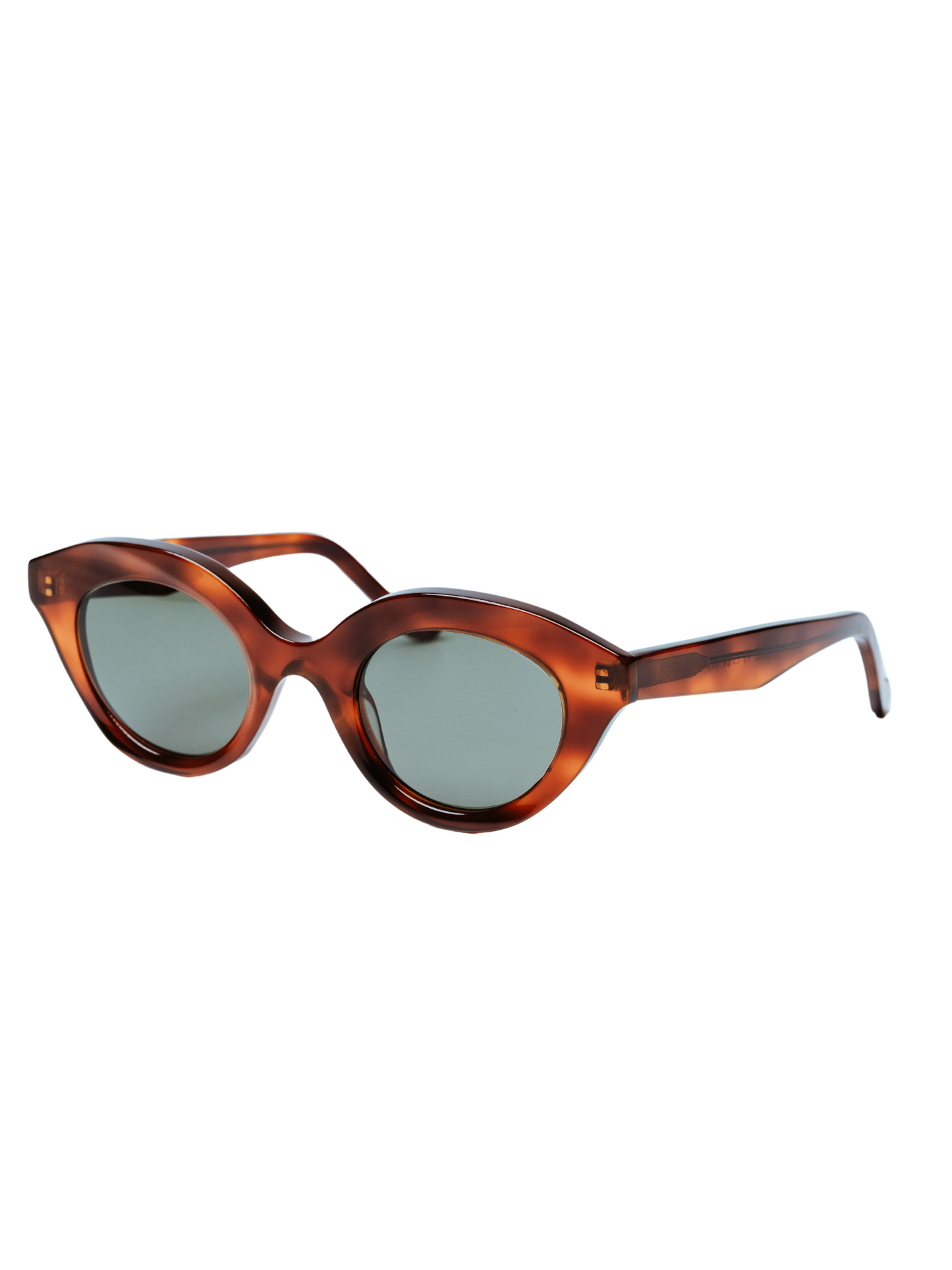 Lole in Red Havana with Green Lenses